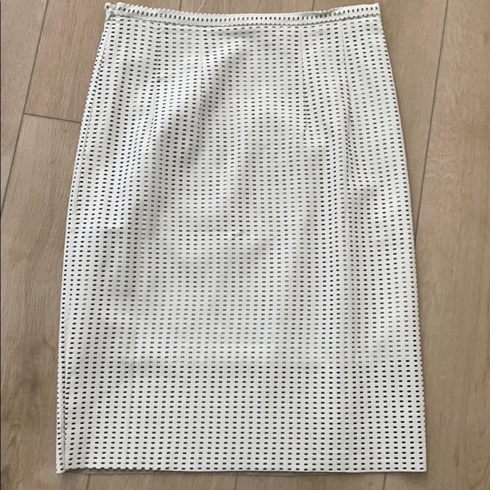 Faux Leather Pencil Skirt.